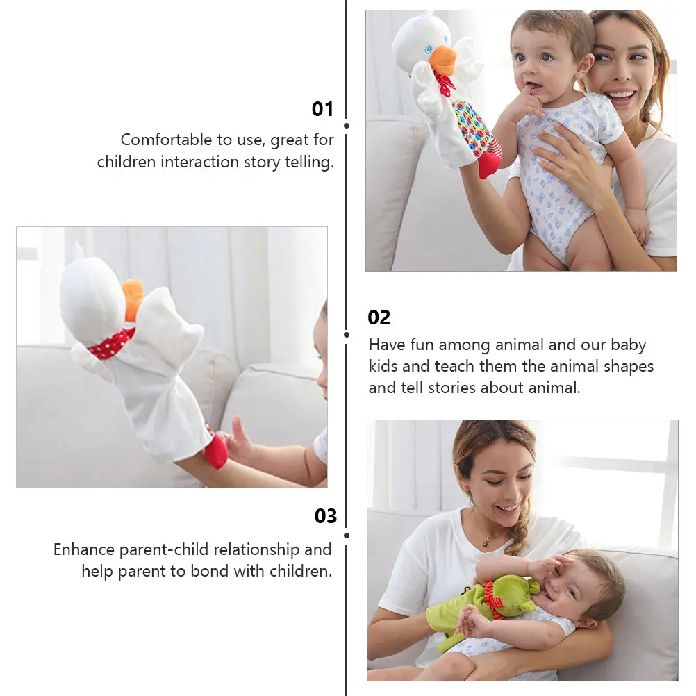 2pcs Hand Puppet Green Animal Educational Toy for Kids Interaction Storytelling Comfortable Plaything Parent Child Bonding Gift
2pcs Hand Puppet Green Animal Educational Toy for Kids Interaction Storytelling Comfortable Plaything Parent Child Bonding Gift