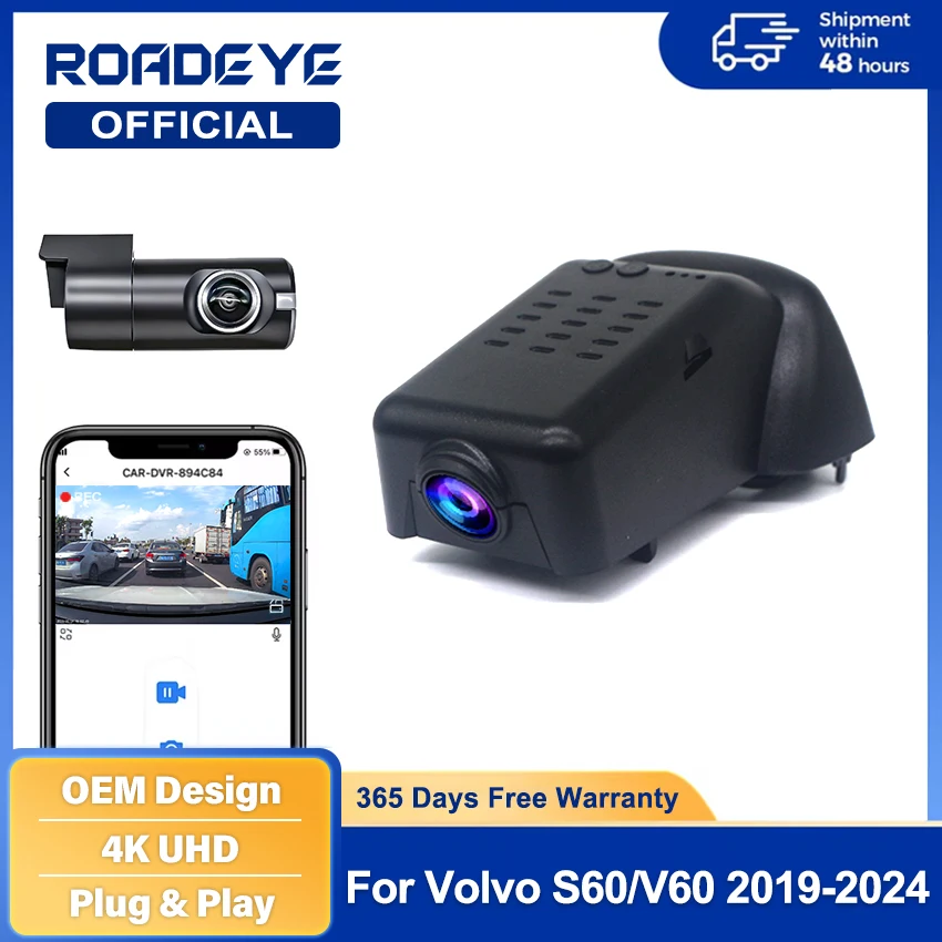 Dash Cam For Volvo S60 V60 2019 2020 2021 2022 2023 2024,Plug and Play Car DVR 4K 2160P Dashcam for Car Camera Video Recorder
Dash Cam For Volvo S60 V60 2019 2020 2021 2022 2023 2024,Plug and Play Car DVR 4K 2160P Dashcam for Car Camera Video Recorder