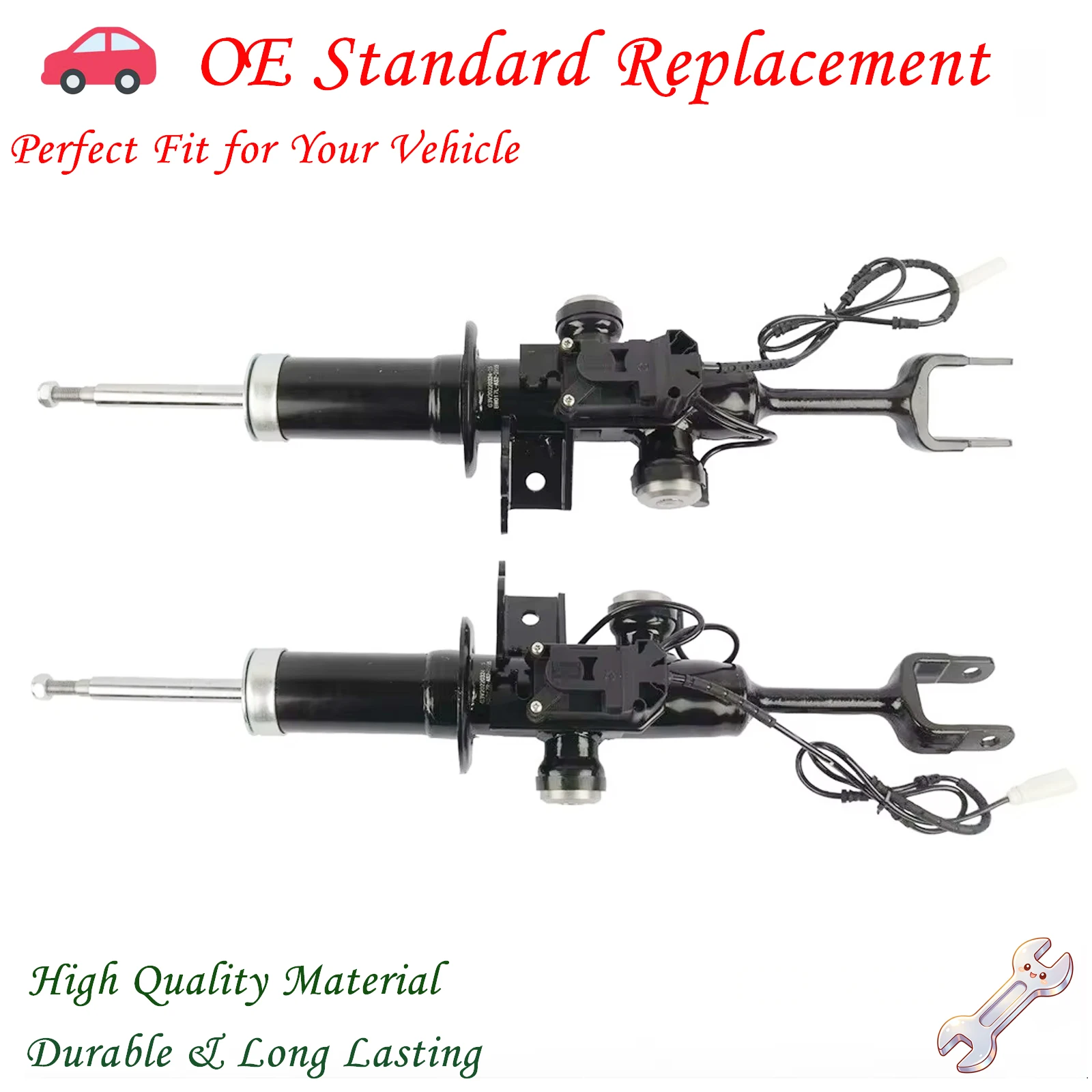 Suitable for BMW front left and right shock absorbers, EDC, F01, F02, F07, 528i, 535i, 740i, execute i, 37116796925, 37116796926
Suitable for BMW front left and right shock absorbers, EDC, F01, F02, F07, 528i, 535i, 740i, execute i, 37116796925, 37116796926