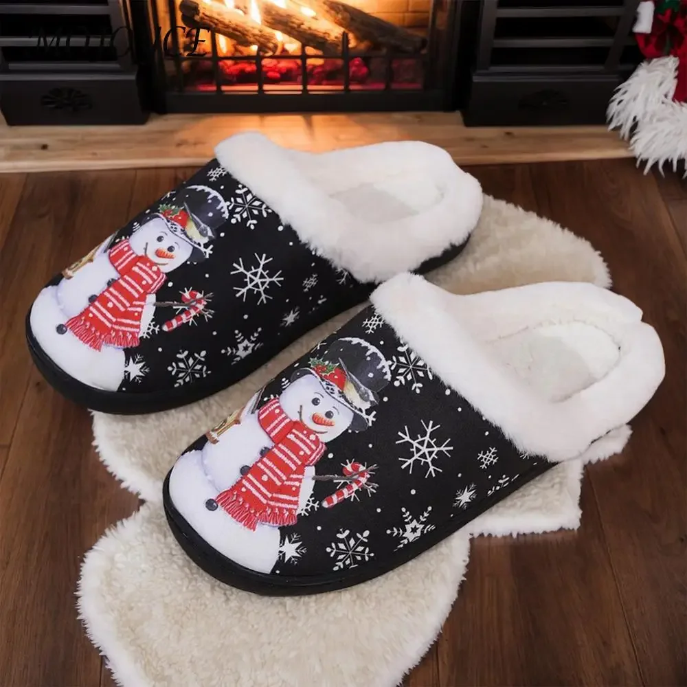 Christmas Snowman Slippers Flat Thermal Slippers Comfortable Fluffy Snowman Slippers Anti Slip Cute Furry Slippers for Men Women
Christmas Snowman Slippers Flat Thermal Slippers Comfortable Fluffy Snowman Slippers Anti Slip Cute Furry Slippers for Men Women