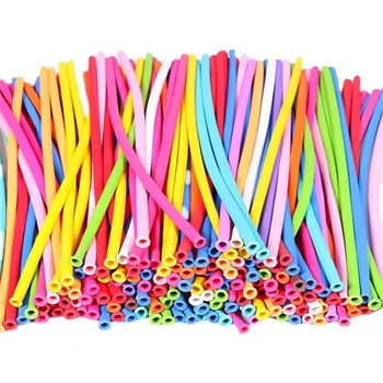50/100PCS Long Balloon Latex Children DIY Toy Woven Balloon Design Cute Cartoon Color Elastic Kids Boys Girls Birthday Gifts