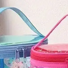 Большая прозрачная косметичка в форме звезды из ПВХ с ручкой - прозрачная сумка для хранения на молнии, унисекс, прочная и портативная