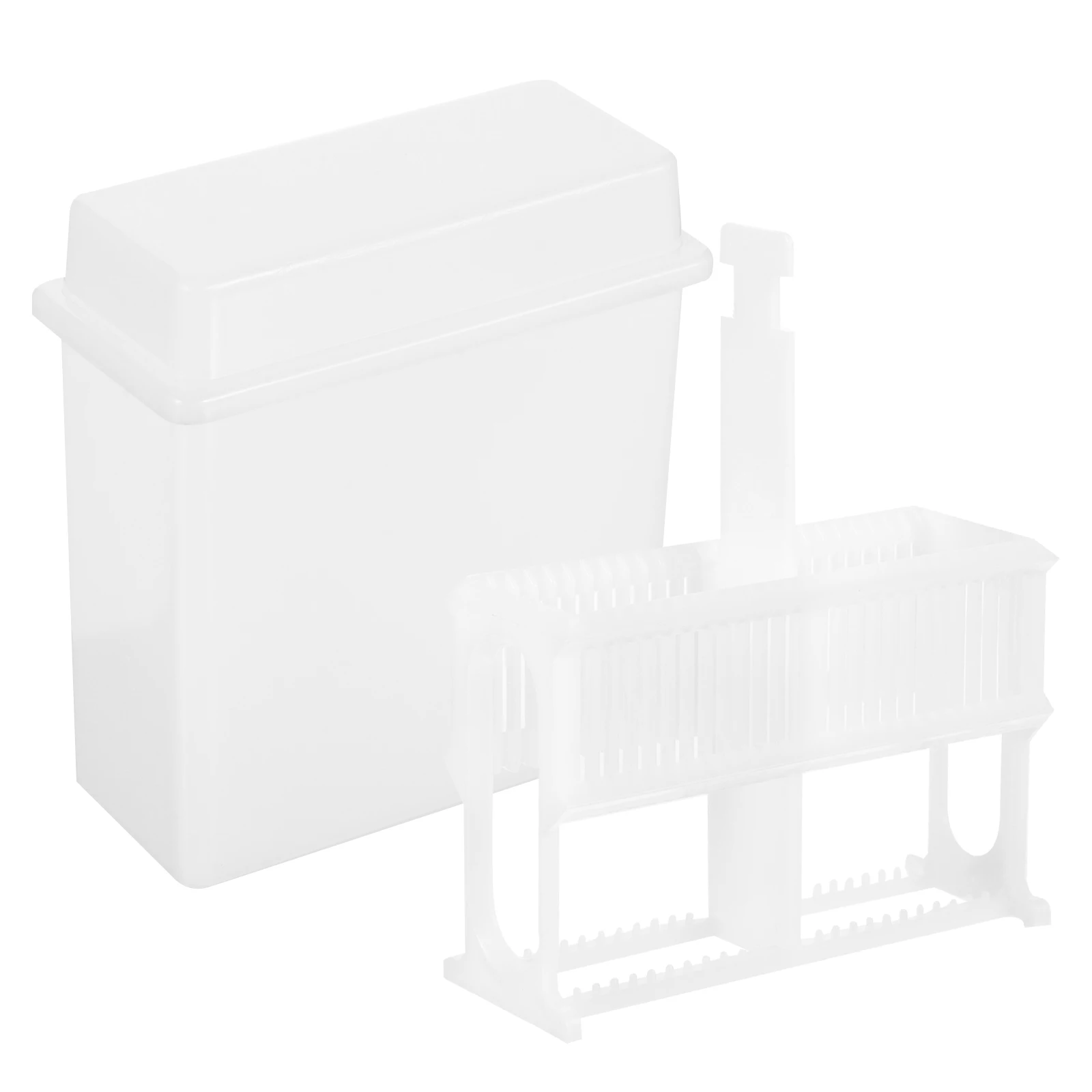 Slide Staining Jar Microscope Rack Coplin Stain Holder Plastic Lab Storage Tissue Histology Cytology Kit Fold Cover
Slide Staining Jar Microscope Rack Coplin Stain Holder Plastic Lab Storage Tissue Histology Cytology Kit Fold Cover