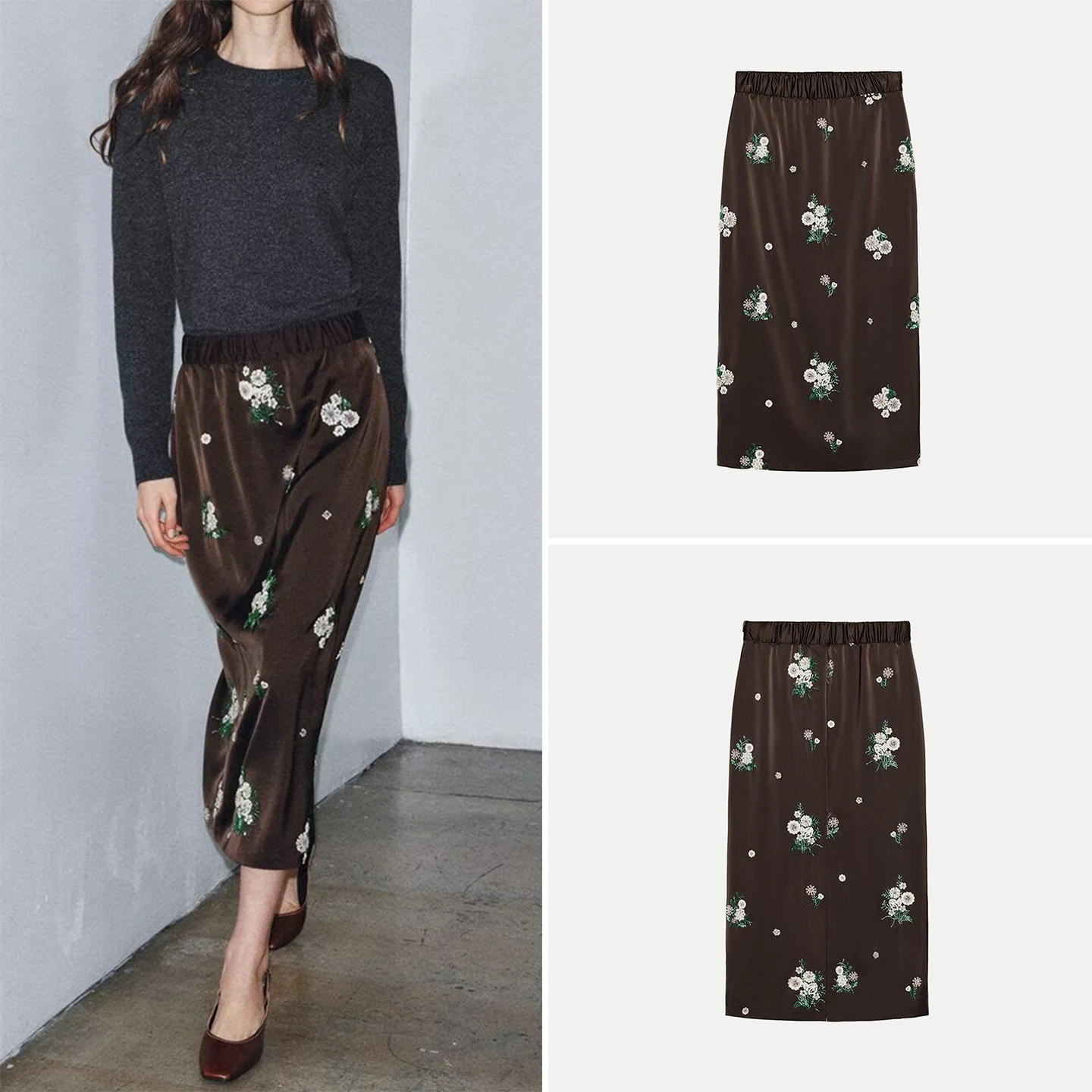 Модная простая юбка с вышивкой бисером, новинка осени 2025, женская повседневная юбка со средней талией, прямого кроя, для ежедневной носки Z
Модная простая юбка с вышивкой бисером, новинка осени 2025, женская повседневная юбка со средней талией, прямого кроя, для ежедневной носки Z