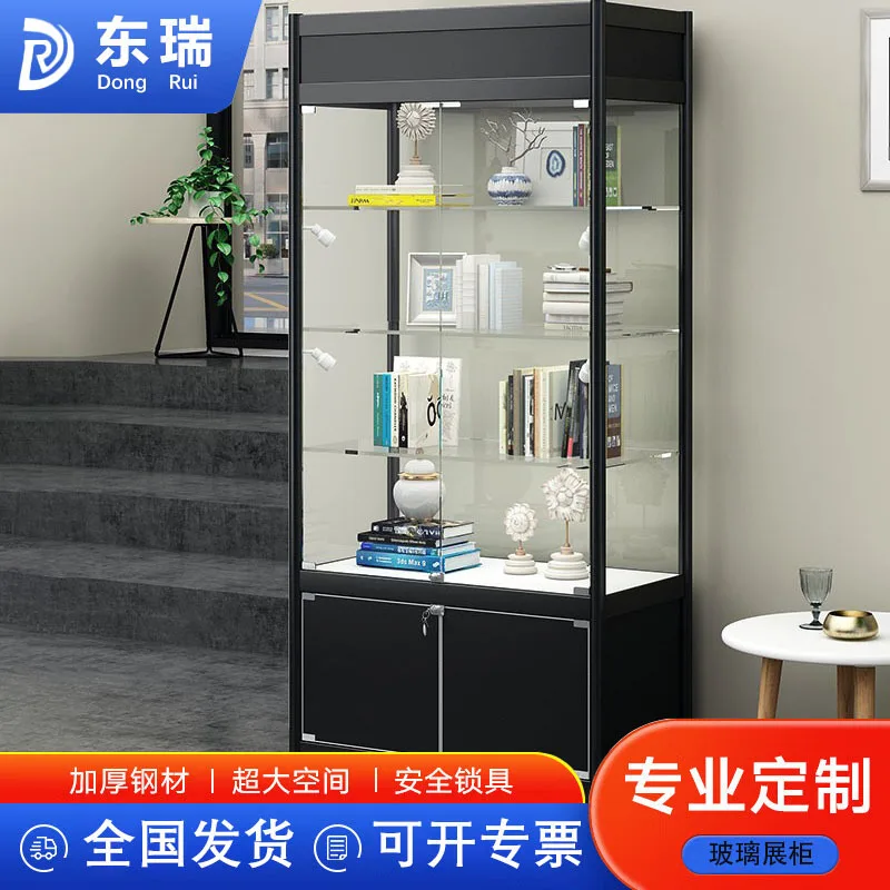 Custom. Dongrui Display Cabinet Made of Glass Jewelry Counter Mobile Phone Ornament Cosmetics Showcase Shelf Product Display Rac
Custom. Dongrui Display Cabinet Made of Glass Jewelry Counter Mobile Phone Ornament Cosmetics Showcase Shelf Product Display Rac