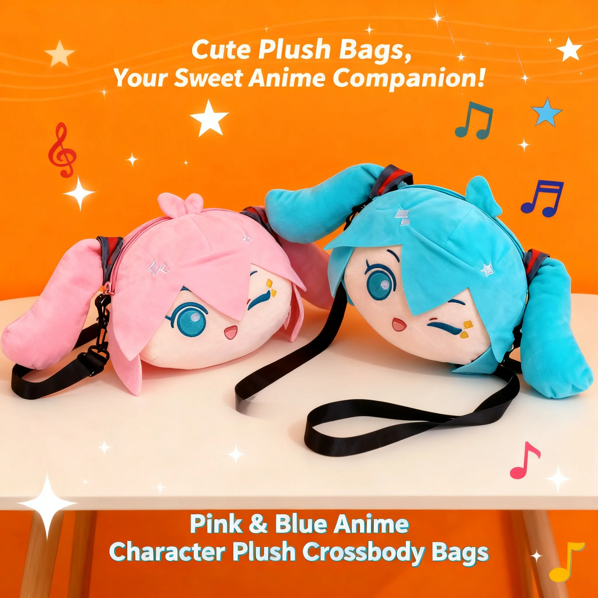 New Cartoon Hatsune Miku Anniversary Cute Doll Crossbody Bag Spring Flower Language Shoulder Series Anime Toy
New Cartoon Hatsune Miku Anniversary Cute Doll Crossbody Bag Spring Flower Language Shoulder Series Anime Toy