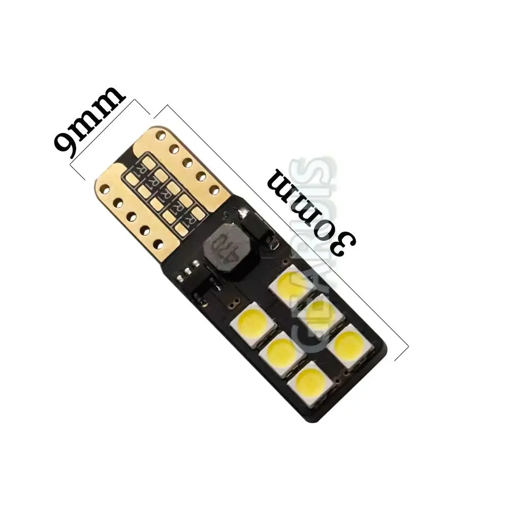 100pcs T10 Bulb 12 SMD 3030 w5w bulb led Canbus Signal License Plate Lamps 194 168 Interior Lights No Error 7 Color 12V
100pcs T10 Bulb 12 SMD 3030 w5w bulb led Canbus Signal License Plate Lamps 194 168 Interior Lights No Error 7 Color 12V