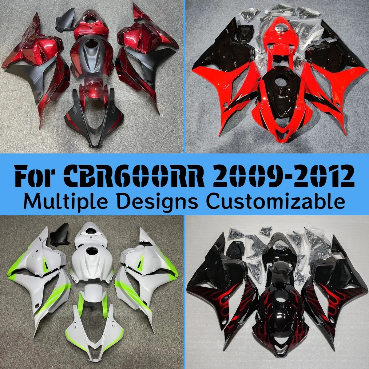 CBR 600RR 2009 2010 2011 2012 Full Fairing Set for HONDA CBR600RR 09 10 11 12 Injection Fairings Panel Kit Bodywork Motorcycle
CBR 600RR 2009 2010 2011 2012 Full Fairing Set for HONDA CBR600RR 09 10 11 12 Injection Fairings Panel Kit Bodywork Motorcycle