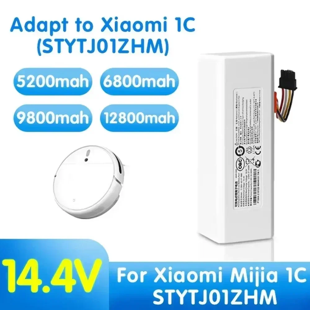 NEW STYTJ01ZHM 14.4V 12800mah P1904-4S1P-MM Battery For Xiaomi Mijia 1C Robot Vacuum Mop Cleaner Accessories Parts dropshipping
NEW STYTJ01ZHM 14.4V 12800mah P1904-4S1P-MM Battery For Xiaomi Mijia 1C Robot Vacuum Mop Cleaner Accessories Parts dropshipping