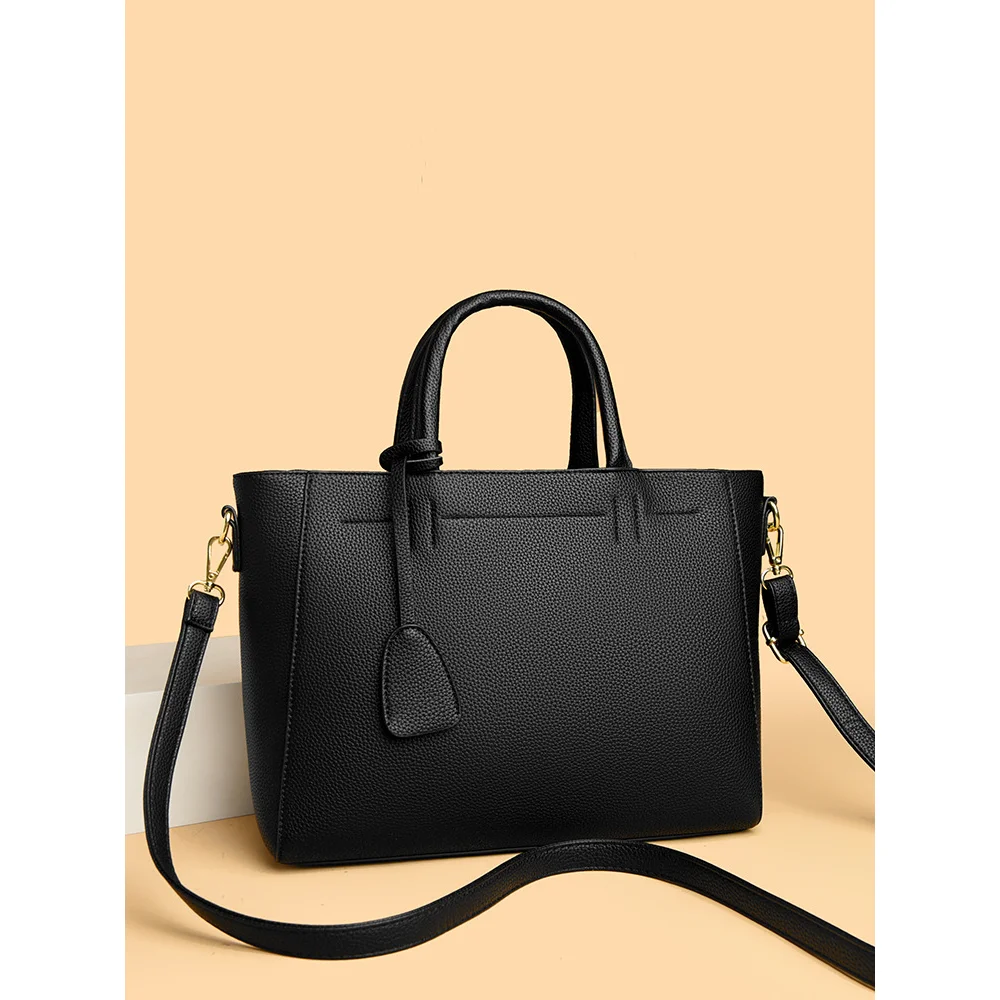 Handbag for women, 26 new versatile soft leather fashionable tote bag high-end feel women's simple commuting single shoulder bag
Handbag for women, 26 new versatile soft leather fashionable tote bag high-end feel women's simple commuting single shoulder bag