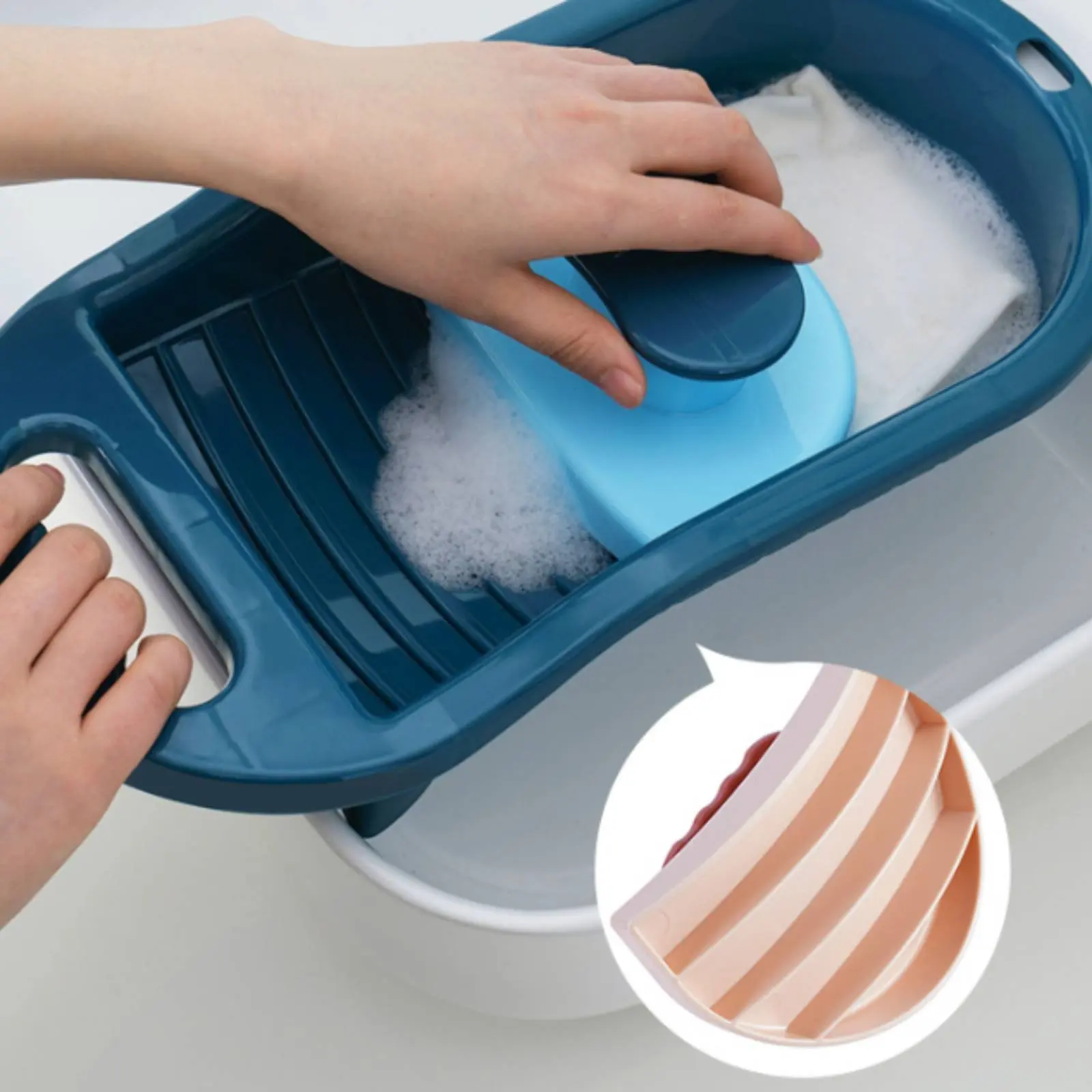 Underwear Washboard Compact Size Sock Wash Board Portable Mini Washboard Space-Saving Manual Laundry Scrubber Easy to Clean
Underwear Washboard Compact Size Sock Wash Board Portable Mini Washboard Space-Saving Manual Laundry Scrubber Easy to Clean