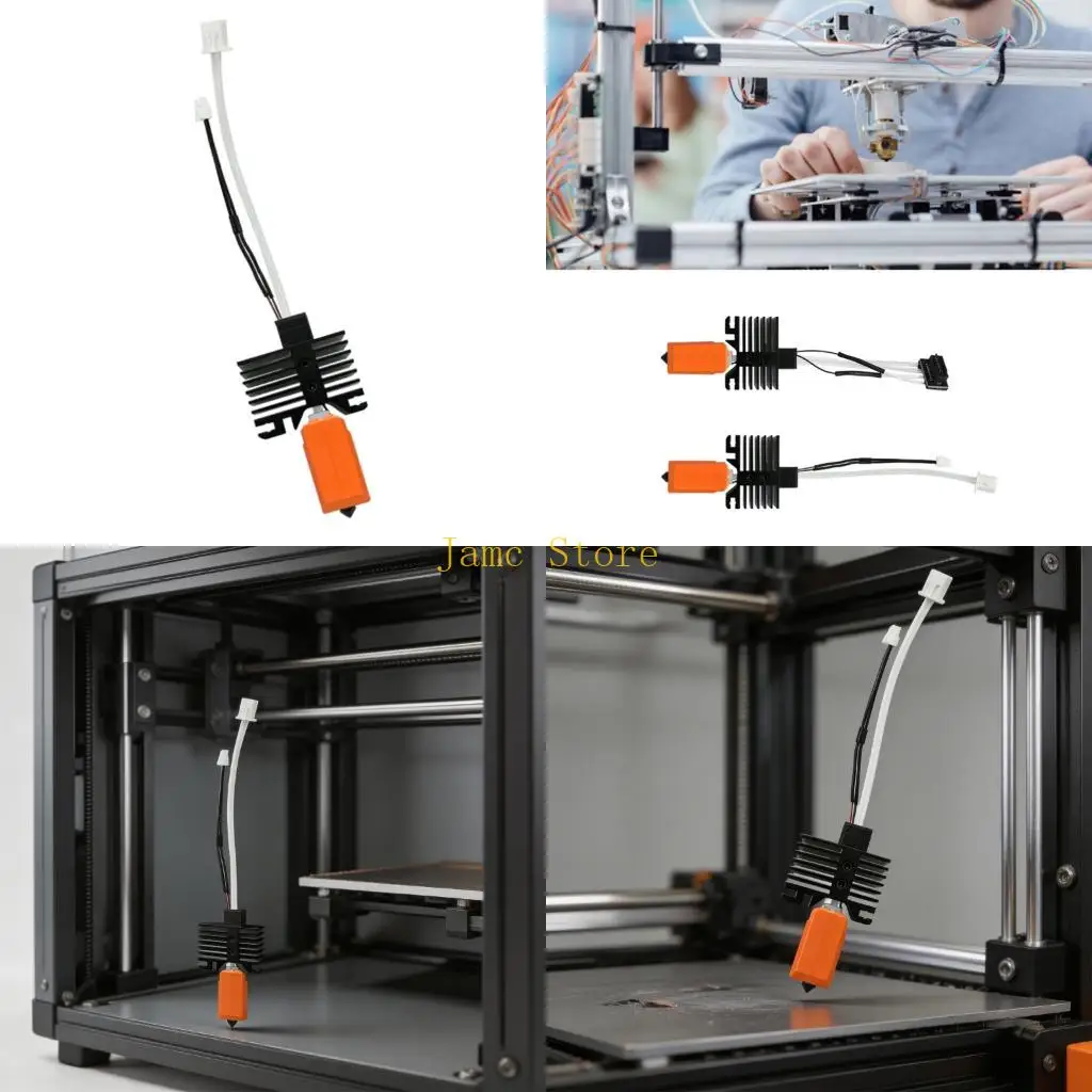 LX0B 0.4mm 3D Printer Hotend Nozzle With Integrated Heat Break For Reliable Performances Up To 300°C
LX0B 0.4mm 3D Printer Hotend Nozzle With Integrated Heat Break For Reliable Performances Up To 300°C