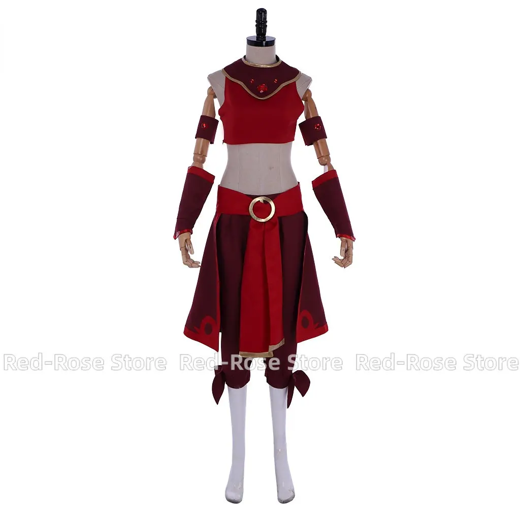 Cosplay Costume Kyoshi Warriors Suki Fire Nation Cosplay Suit Red Dress for Women Halloween Outfit
Cosplay Costume Kyoshi Warriors Suki Fire Nation Cosplay Suit Red Dress for Women Halloween Outfit