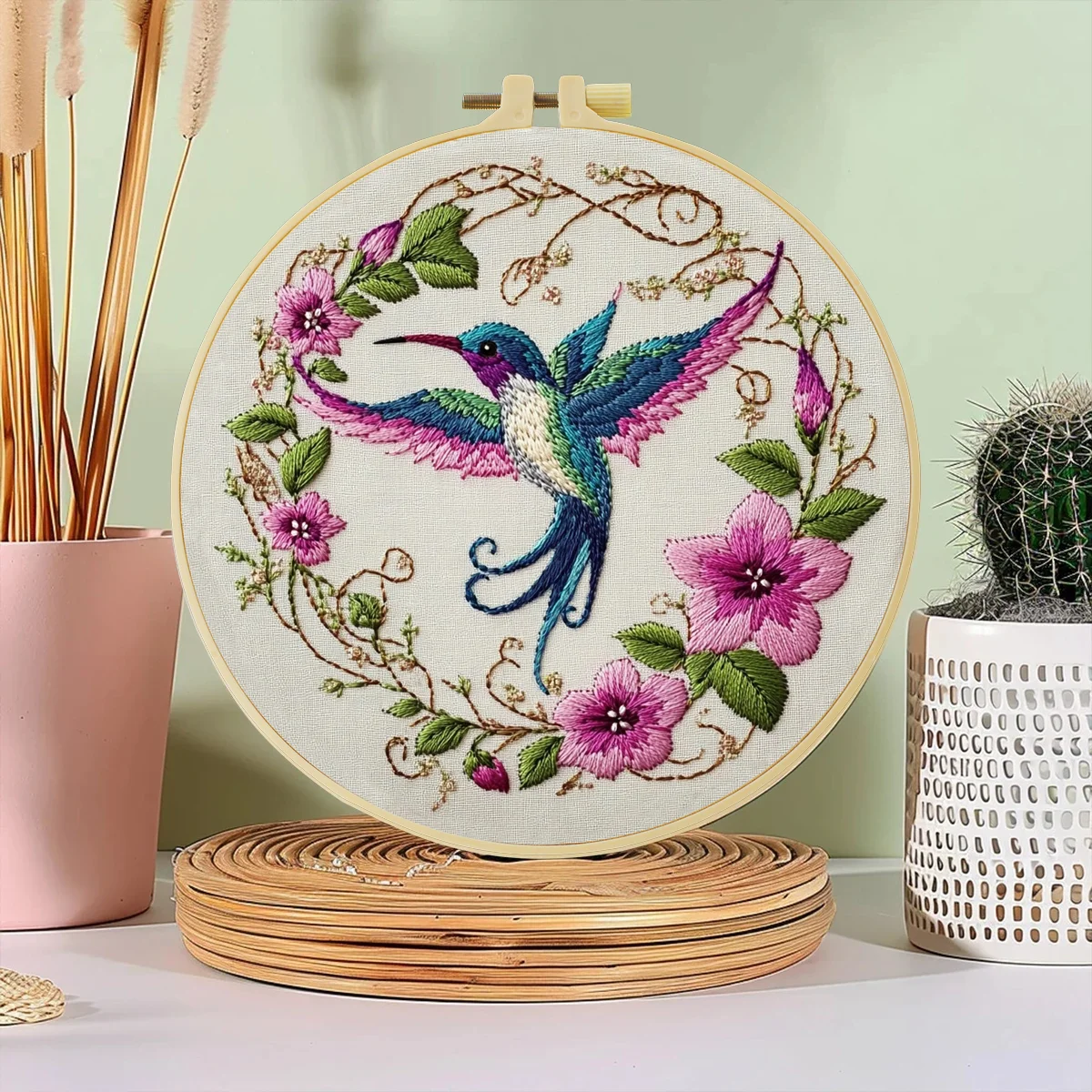 1pc 20X20CM/7.87inch Beautiful bird Embroidery Starter Kit DIY kit Home Decor Sewing Art Set for Beginner
1pc 20X20CM/7.87inch Beautiful bird Embroidery Starter Kit DIY kit Home Decor Sewing Art Set for Beginner