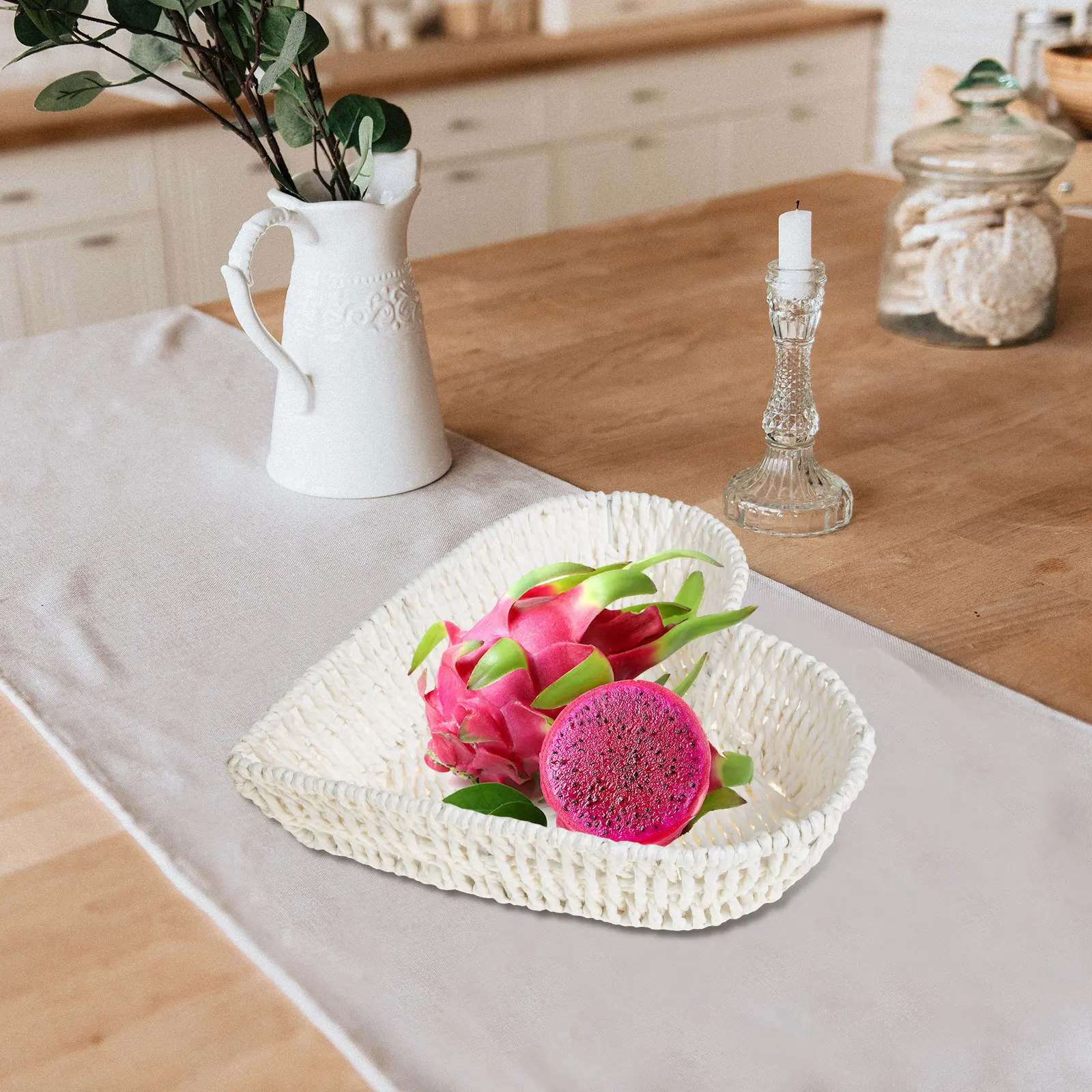 Heart Shape Dessert Plate Sturdy Design Ideal for Bread Fruits Dry Snacks Sundries Storage in Living Room Cafe Restaurant Home
Heart Shape Dessert Plate Sturdy Design Ideal for Bread Fruits Dry Snacks Sundries Storage in Living Room Cafe Restaurant Home