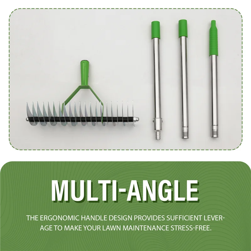 Thatch Rakes, Lawn Thatch Rakes, Weeder Rakes, Multipurpose Lawn Grooming Rakes For Cleaning Dead Grass, Durable With Handle-ABA
Thatch Rakes, Lawn Thatch Rakes, Weeder Rakes, Multipurpose Lawn Grooming Rakes For Cleaning Dead Grass, Durable With Handle-ABA