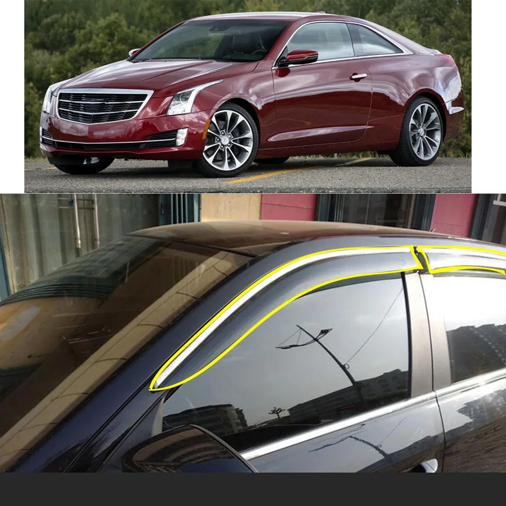 Car Sticker Plastic Window Glass Wind Visor Rain/Sun Guard Vent Parts For Cadillac ATS 2013 2014 2015 2016 2017 2018 2019 2020
Car Sticker Plastic Window Glass Wind Visor Rain/Sun Guard Vent Parts For Cadillac ATS 2013 2014 2015 2016 2017 2018 2019 2020
