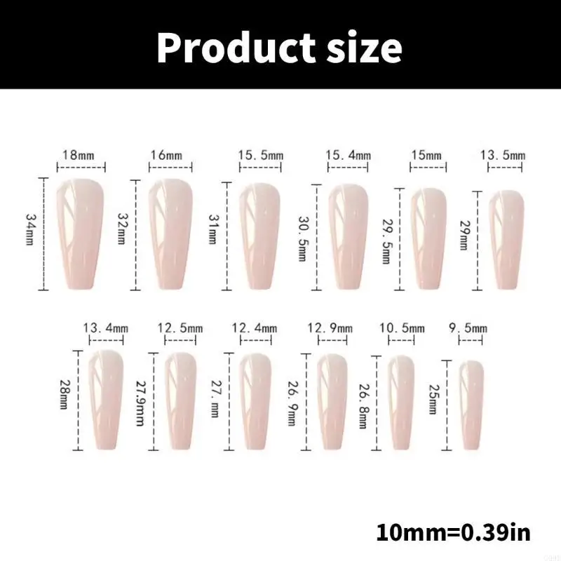 G99E 24 Pcs Marble Press On Long False Ballerinas Acrylic Glossy Full Cover on for Woman
G99E 24 Pcs Marble Press On Long False Ballerinas Acrylic Glossy Full Cover on for Woman