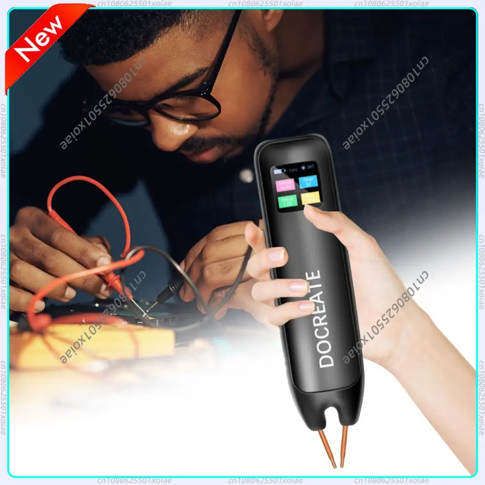 Battery Spot Welder 99 Gear Adjustable Portable Mini Battery Welder Automatic Manual Modes 1.3in Color Screen for 18650 Battery
Battery Spot Welder 99 Gear Adjustable Portable Mini Battery Welder Automatic Manual Modes 1.3in Color Screen for 18650 Battery