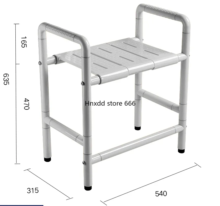 Shower stool, toilet chair, dual-purpose elderly toilet, disabled bathing armrest
Shower stool, toilet chair, dual-purpose elderly toilet, disabled bathing armrest