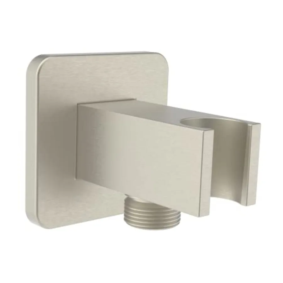 Wall Supply Elbow with Flange Tapered 1/2 NPT Female Inlet Solid Brass Wall Union with Handshower Holder Square Wall Supply Elb
Wall Supply Elbow with Flange Tapered 1/2 NPT Female Inlet Solid Brass Wall Union with Handshower Holder Square Wall Supply Elb