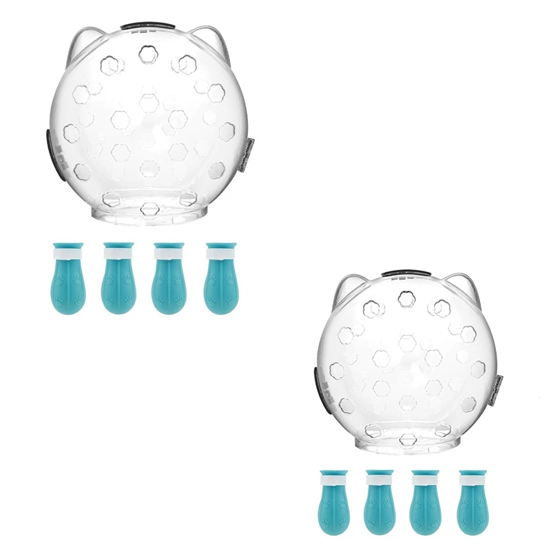 Y42A-Cat Muzzle For Grooming,Breathable Cat Muzzle Helmet With 4 Silicone Shoes, Cat Astronaut Helmet,Cat Anti Bite Helmet
Y42A-Cat Muzzle For Grooming,Breathable Cat Muzzle Helmet With 4 Silicone Shoes, Cat Astronaut Helmet,Cat Anti Bite Helmet