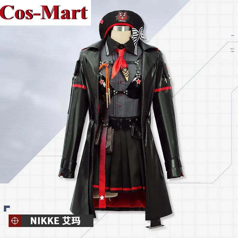 Косплей-костюм для косплея кайки Эммы из игры Cos-Mart, милая модная черная юбка с боевой формой, искусственная кожа, индивидуальный пошив
Косплей-костюм для косплея кайки Эммы из игры Cos-Mart, милая модная черная юбка с боевой формой, искусственная кожа, индивидуальный пошив