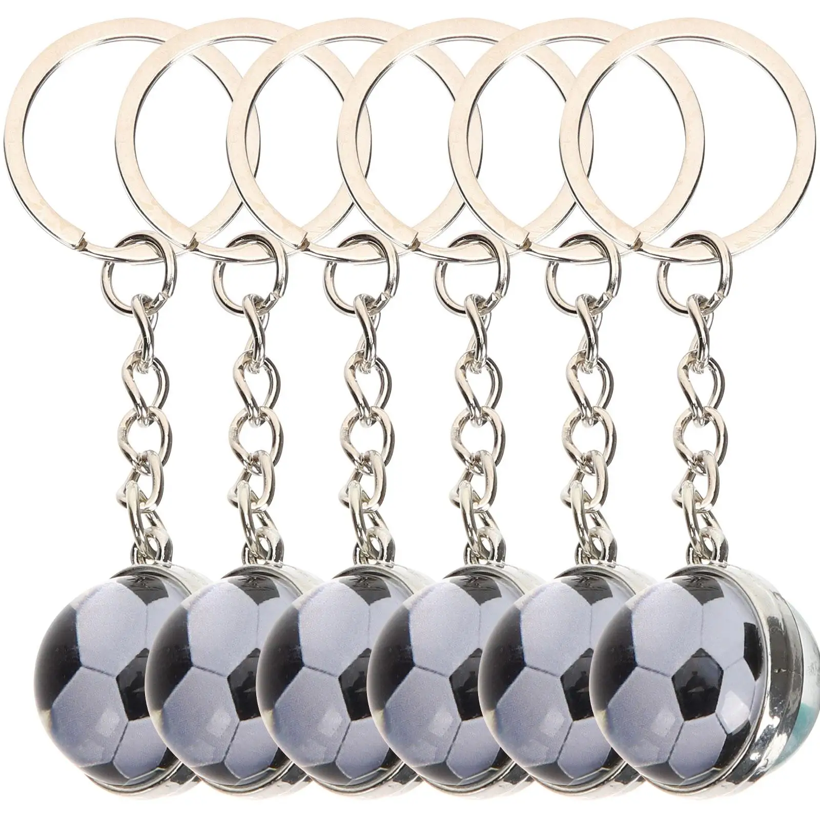 6 Pcs Football Keychain Soccer Key Ring for Boys Sports Backpack Car Decorative Pendant Gifts Bag Hanging naments Party DIY
6 Pcs Football Keychain Soccer Key Ring for Boys Sports Backpack Car Decorative Pendant Gifts Bag Hanging naments Party DIY