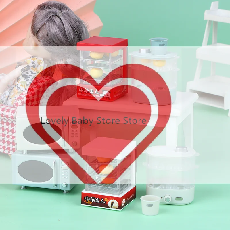 【BS】Doll House Mini Kitchen appliances Microwave oven steaming box Pantry Model doll house ornaments
【BS】Doll House Mini Kitchen appliances Microwave oven steaming box Pantry Model doll house ornaments