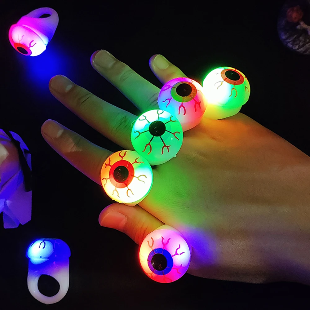 Neon Eyeball Shape LED Glowing Light Up Rings Halloween Kids Costume Props Toys Trick Or Treat Halloween Party Decorations
Neon Eyeball Shape LED Glowing Light Up Rings Halloween Kids Costume Props Toys Trick Or Treat Halloween Party Decorations