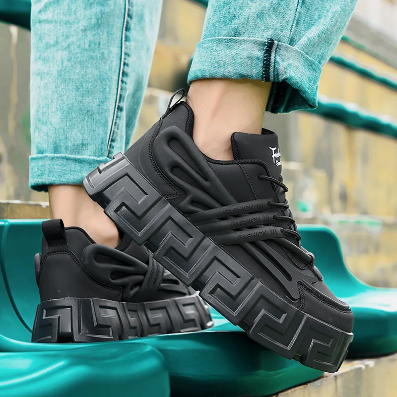 Men Sports Skateboard Shoes Classic Durable Breathable Comfort Leather Thick Soled Shock-absorbing Outdoor Walking Board Shoe
Men Sports Skateboard Shoes Classic Durable Breathable Comfort Leather Thick Soled Shock-absorbing Outdoor Walking Board Shoe