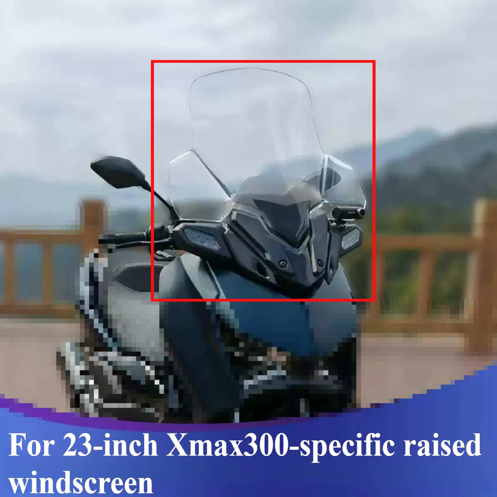 For Yamaha XMAX300 2023-2024 Motorcycle Modified Windshield Wind Deflector Heightened Windshield Front Glass Accessories
For Yamaha XMAX300 2023-2024 Motorcycle Modified Windshield Wind Deflector Heightened Windshield Front Glass Accessories