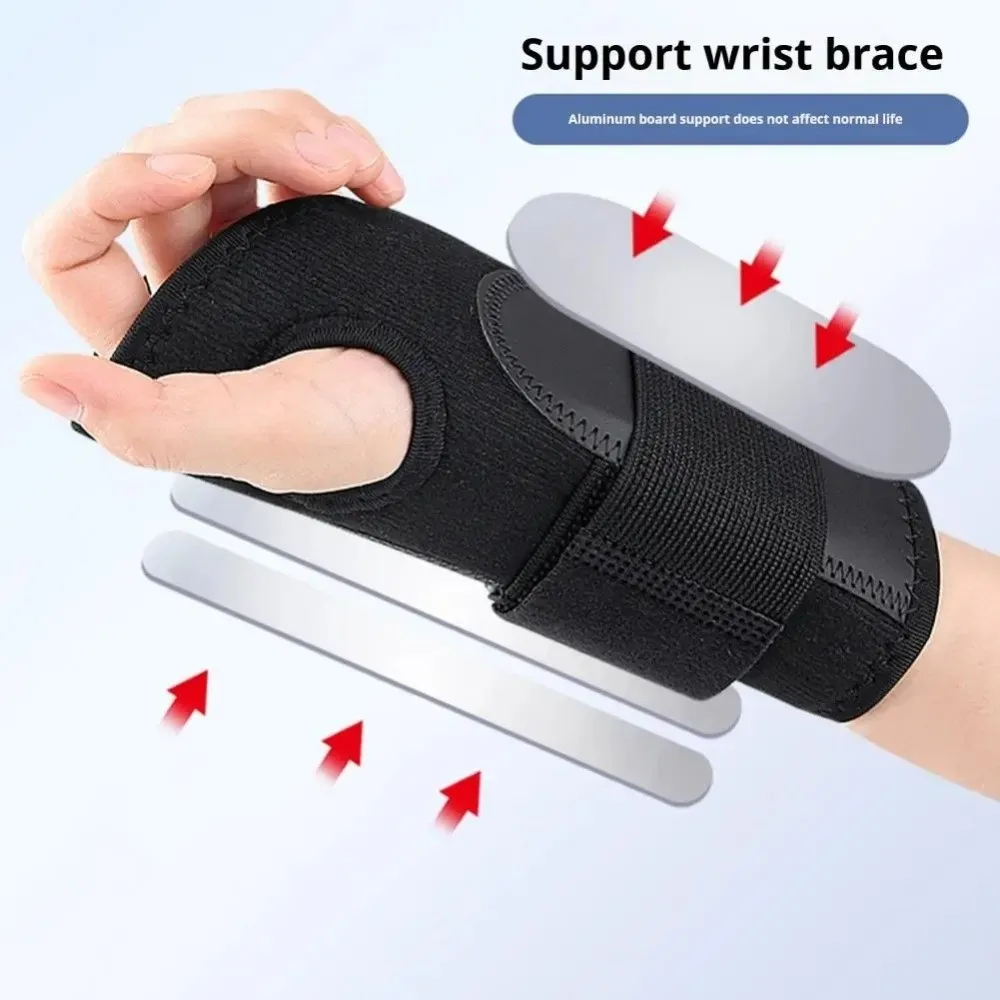 New Black Wrist Brace Adjustable Compression Wrist Support Aluminum Plate Soft Splint Stabilizer Secure Fastening
New Black Wrist Brace Adjustable Compression Wrist Support Aluminum Plate Soft Splint Stabilizer Secure Fastening