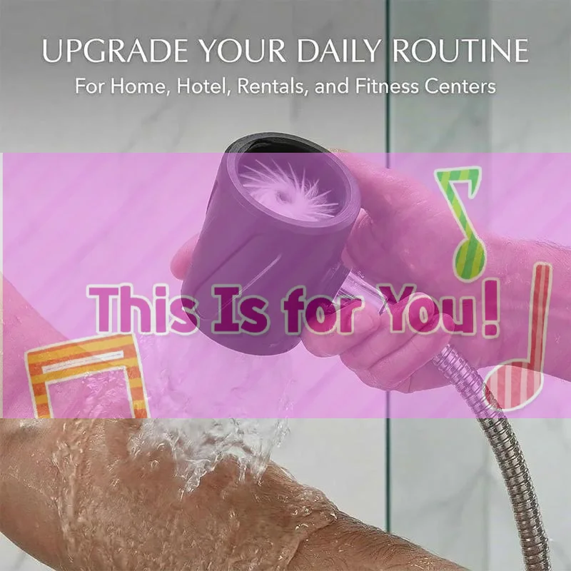 【HMA】Upgraded Men's Shower Head, Universal Bathroom Heated Massager, Handheld Coarse Hole Design, Durable And Easy To Install
【HMA】Upgraded Men's Shower Head, Universal Bathroom Heated Massager, Handheld Coarse Hole Design, Durable And Easy To Install