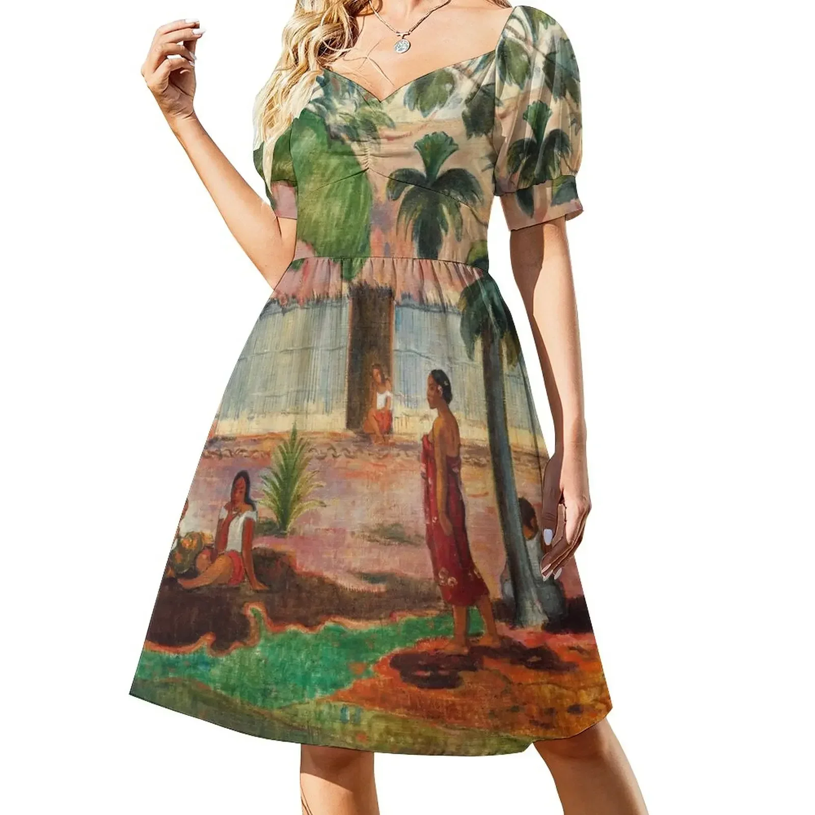 The Large Tree (1891) by Paul Gauguin. Short-Sleeved Dress Dresses elegant dresses for women dresses for prom Dress
The Large Tree (1891) by Paul Gauguin. Short-Sleeved Dress Dresses elegant dresses for women dresses for prom Dress