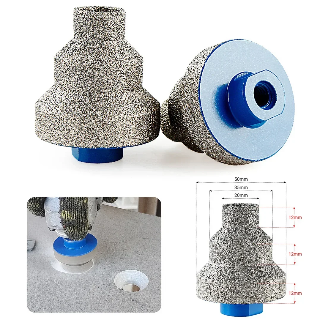 20/35/50mm Emery Step Drill Bit Beveling Chamfer Bits Straight Flute For Tiles Marble Cutting Tool Accessories For Woodworking
20/35/50mm Emery Step Drill Bit Beveling Chamfer Bits Straight Flute For Tiles Marble Cutting Tool Accessories For Woodworking
