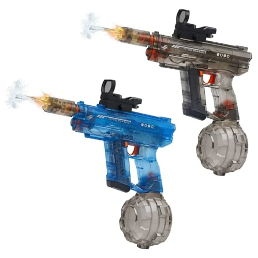 Summer outdoor pool toys for ages 8-13: electric water guns with splash-resistant design, ABS plastic, blue/red, 26-32ft range,
Summer outdoor pool toys for ages 8-13: electric water guns with splash-resistant design, ABS plastic, blue/red, 26-32ft range,