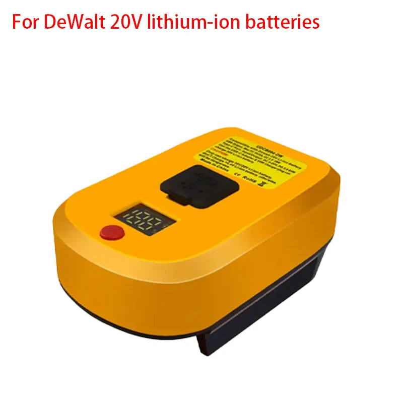 Адаптер для быстрого зарядного устройства 60 Вт с портом USB Type-C для Dewalt 18 В 20 В 60 В Адаптер для зарядного устройства Портативная электростанция
Адаптер для быстрого зарядного устройства 60 Вт с портом USB Type-C для Dewalt 18 В 20 В 60 В Адаптер для зарядного устройства Портативная электростанция