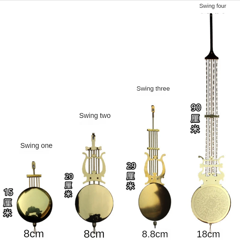Pendulum Clock Mechanism Key Pointer Mechanical Wall Clock Swing Accessories Mechanical Clock Parts Metal Swing Repair Pendulum
Pendulum Clock Mechanism Key Pointer Mechanical Wall Clock Swing Accessories Mechanical Clock Parts Metal Swing Repair Pendulum