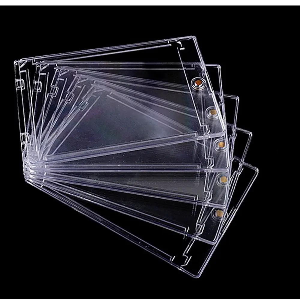 5Pcs Magnetic Card Holder Case 35PT Thickness Clear Game Card Storage Box Collection Hard Plastic Material
5Pcs Magnetic Card Holder Case 35PT Thickness Clear Game Card Storage Box Collection Hard Plastic Material