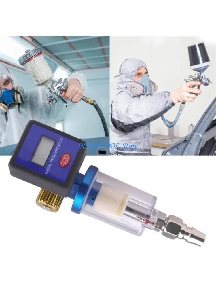 L8RC Digital Air Controls Regulator Adjustable Pressure Meter With Water Trap Filter
L8RC Digital Air Controls Regulator Adjustable Pressure Meter With Water Trap Filter
