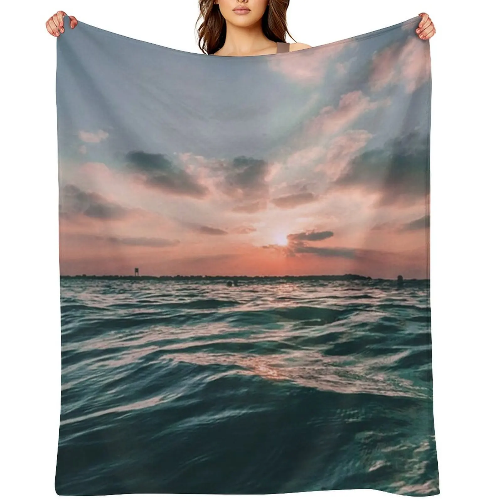 Ocean Sunrise Throw Blanket Thin Plush Shaggy Fashion Sofas Blankets
Ocean Sunrise Throw Blanket Thin Plush Shaggy Fashion Sofas Blankets