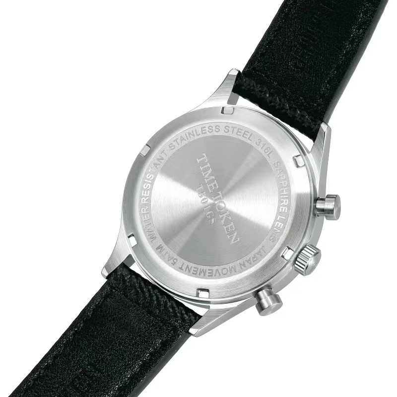 TIME TOKEN New Men's Watches MiyotaOS21 Quartz Chronograph 40MM Watch 5Bar Waterproof Calendar Watches for Man reloj hombre T501
TIME TOKEN New Men's Watches MiyotaOS21 Quartz Chronograph 40MM Watch 5Bar Waterproof Calendar Watches for Man reloj hombre T501