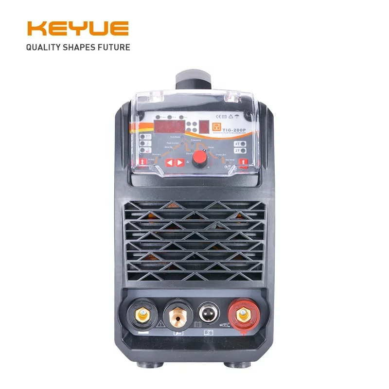 Single Phase 220V 200A 2T/4T Digital Control Pulse HF Portable DIY Stocked MMA/TIG IGBT DC Inverter Welder TIG-200P
Single Phase 220V 200A 2T/4T Digital Control Pulse HF Portable DIY Stocked MMA/TIG IGBT DC Inverter Welder TIG-200P