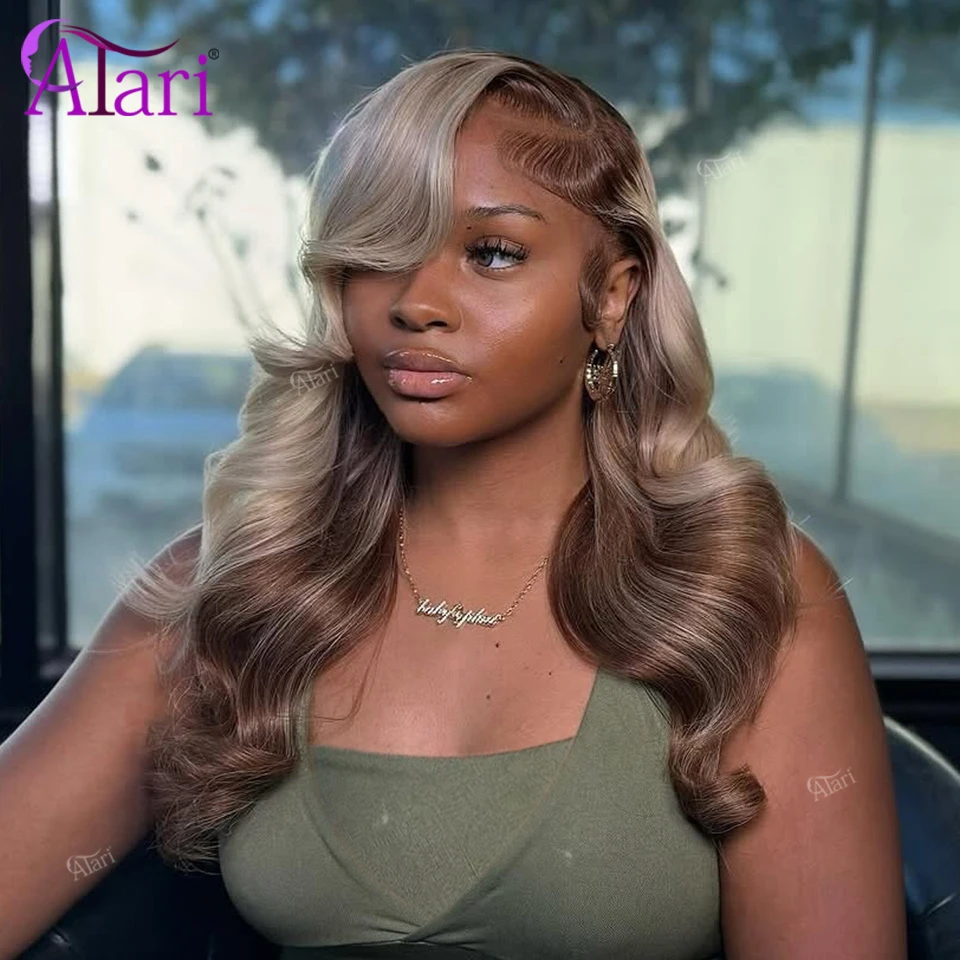 Ombre Ash with Brown 5x5 Lace Closure Body Wave Human Hair Wigs Pre Pluck Transparent 13x4 13x6 Lace Frontal Brazilian Hair Wig
Ombre Ash with Brown 5x5 Lace Closure Body Wave Human Hair Wigs Pre Pluck Transparent 13x4 13x6 Lace Frontal Brazilian Hair Wig