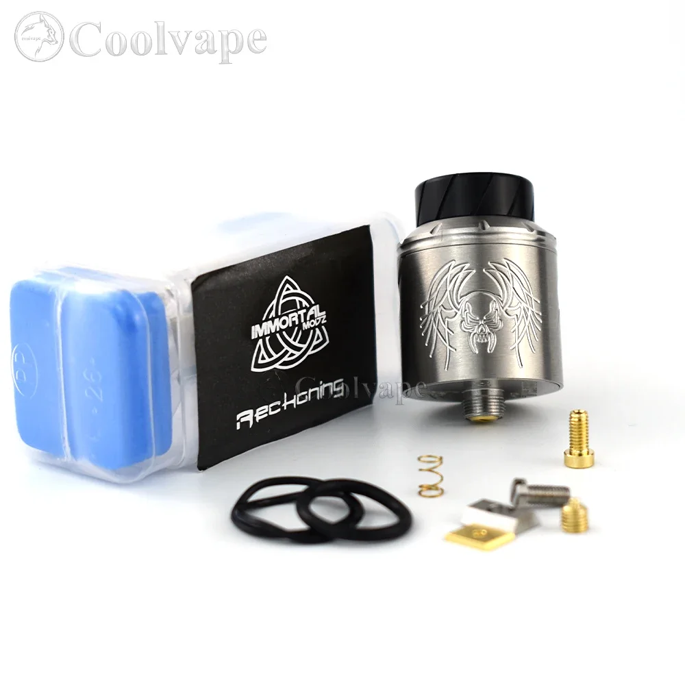 Распылитель Wolfcoolvape Reckoning RDA — 25 мм, сетка/одинарная катушка, штифт BF, регулируемый поток воздуха
Распылитель Wolfcoolvape Reckoning RDA — 25 мм, сетка/одинарная катушка, штифт BF, регулируемый поток воздуха
