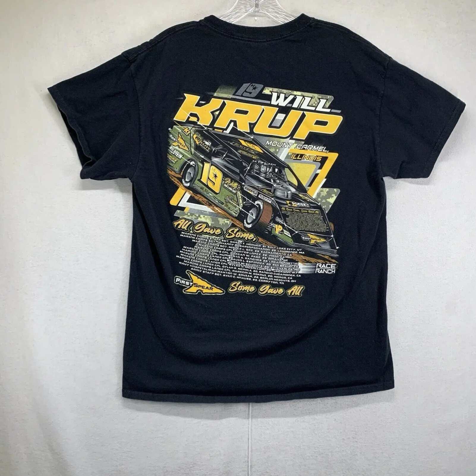 Men's Sprint Racing Pattern T-Shirt - Short Sleeve Cotton Black Vibrant Racing Design
Men's Sprint Racing Pattern T-Shirt - Short Sleeve Cotton Black Vibrant Racing Design