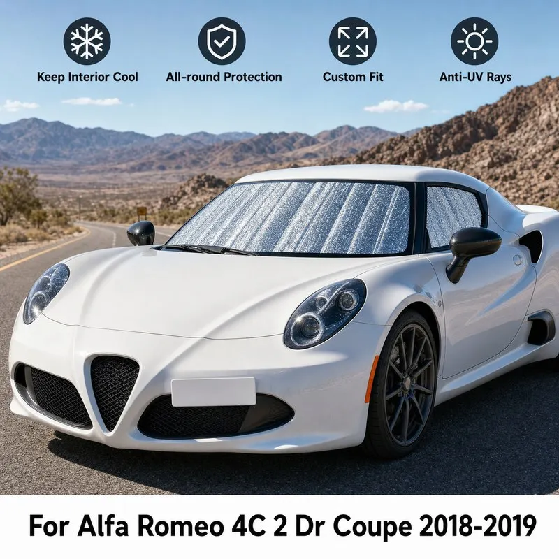 For Alfa Romeo 4C 2 Dr Coupe 2018-2019 Full Set Car Window Sunshades UV Block Privacy Heat Insulated Foldable Car Curtain
For Alfa Romeo 4C 2 Dr Coupe 2018-2019 Full Set Car Window Sunshades UV Block Privacy Heat Insulated Foldable Car Curtain