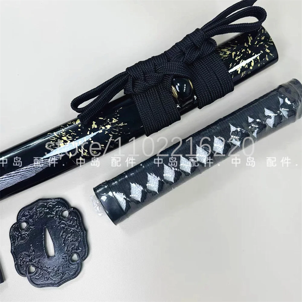 Набор удивительных ручек Tsuka, стальная железная ручка Tsuba, поручня Habaki Seppa, оболочка из твердой древесины для настоящего самурая, катаны, вакидзаси, детали меча
Набор удивительных ручек Tsuka, стальная железная ручка Tsuba, поручня Habaki Seppa, оболочка из твердой древесины для настоящего самурая, катаны, вакидзаси, детали меча