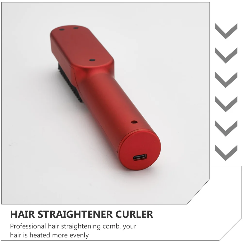 USB Rechargeable Handheld Hair Straightener Comb Cordless Travel Hair Curler Professional Anti-Frizz Styling Tool Heat
USB Rechargeable Handheld Hair Straightener Comb Cordless Travel Hair Curler Professional Anti-Frizz Styling Tool Heat